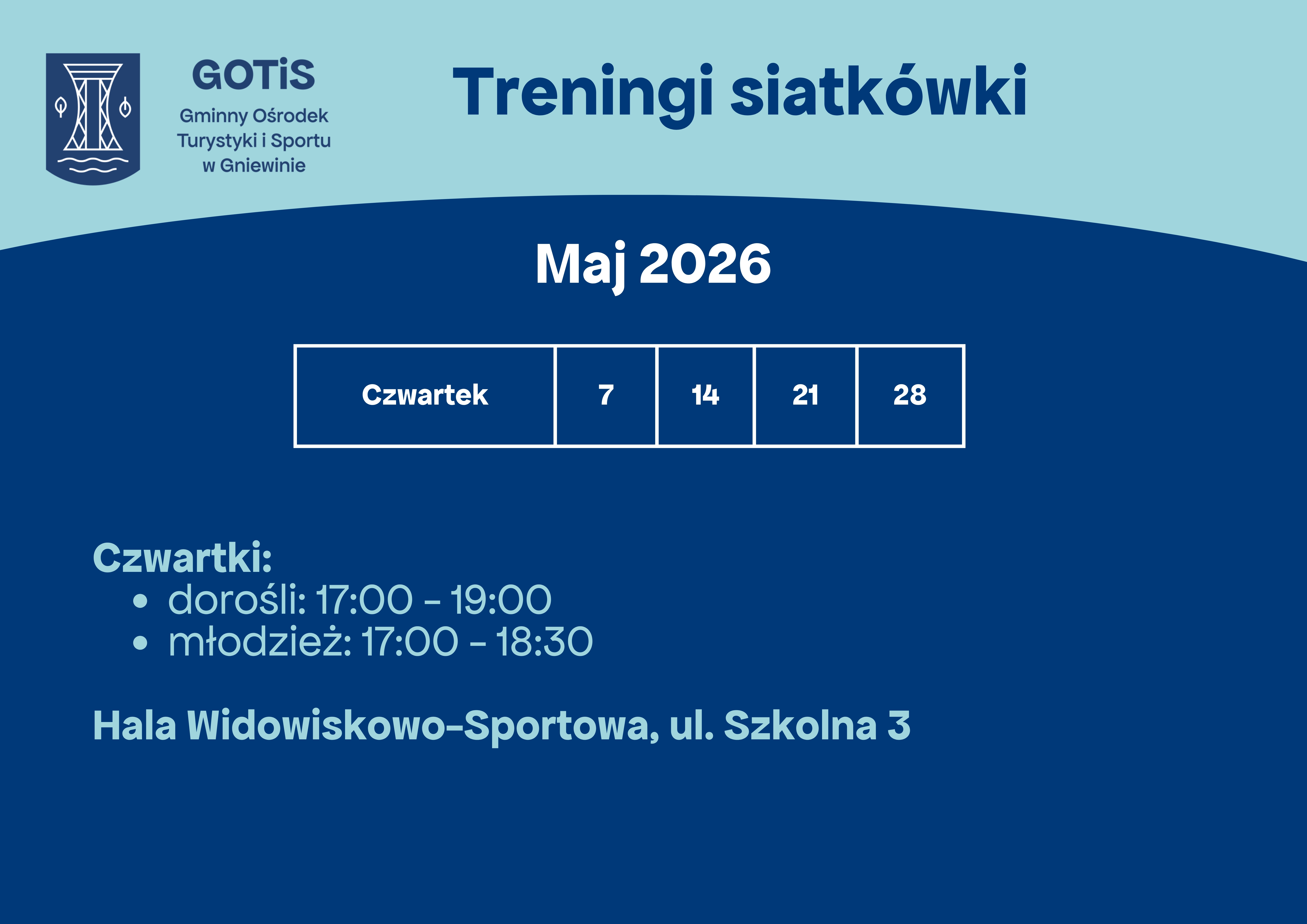 harmonogram siatk&oacute;wki maj 2026