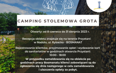 Zdjęcie do Camping Stolemowa Grota już otwarty 