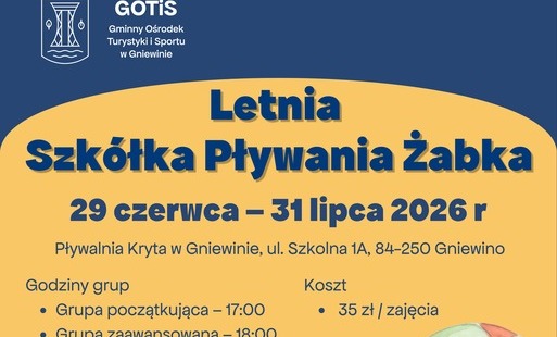 letnie szkółka pływania Żabka